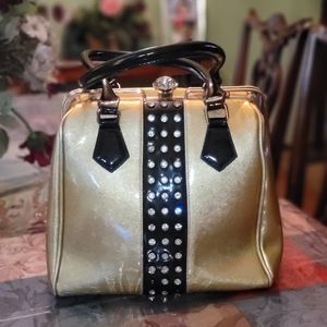 Gold and Black Purse